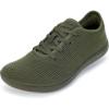 imageWHITIN Mens Barefoot Sneakers Wide Toe Box Minimalist Minimus Zero Drop Sole Shoes Size 11 Width 11W Flat Fit Walking Outdoor Training Olive Green 45