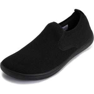 imageWHITIN Wide Toe Box Barefoot Sneakers for Women Black