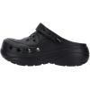 imageWHITIN Clogs for Women  Thick Sole Cushioned Garden ShoesBlack