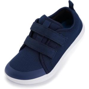 imageWHITIN Kids Wide Barefoot Shoes for Boys Girls Minimalist Zero Drop Sneakers Size 12 Little Kid Athletic Walking Casual School Sports Comfty Hiking Running Blue 30