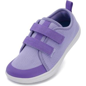 imageWHITIN ToddlerLittleBigKid Wide Barefoot Shoes  BoysGirls Minimalist Sneakers  Splay Naturally  LightweightW81k  Purple
