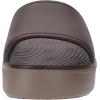 imageWHITIN Platform Sandal for Women Arch Support Slides Size 6 Low Wedge Sandles Female Slip On Comfy Beach Pool Cushion Shower Sandalias para Mujer Coffe