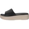 imageWHITIN Wedges Sandal for Women Comfort Summer Platform Sandles Size 10 Lady Black EVA Non Slip Arch Support Lightweight Shower Spa Pool Bath Slides