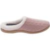 imageWHITIN Women Arch Support Fuzzy Knitted Slipper Warm Slip On House ShoesPink