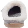 imageWHITIN Women Cozy Fuzzy Knitted Slipper Warm Slip On House Bedroom Shoes with Orthotic Arch Support Size 7 Plantar Fasciitis Ladies Clogs Grey 37