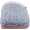 imageWHITIN Women Cozy Fuzzy Knitted Slipper Warm Slip On House Shoes Orthopedic Arch Support Size 85 Plantar Fasciitis Soft Winter Clog Blue 39