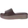 imageWHITIN Womens Platform Sandal Lightweight Waterproof Summer Low Wedges Slides Size 7 Female Comfortable Open Toe Cushioning Leisure Soft Slippers Coffe