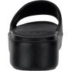 imageWHITIN Womens Platform Sandal Lightweight Waterproof Summer Size 7 Low Wedges Slides Female Comfortable Open Toe Cushioning Soft Slippers All Black