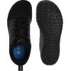 imageWHITIN Womens Wide Barefoot Trail Running Shoes  Minimalist Hiking Footwear  Zero Drop  Flexible TractionAll Black