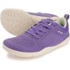 imageWHITIN Womens Wide Barefoot Trail Running Shoes  Minimalist Hiking Footwear  Zero Drop  Flexible TractionPurple