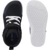 imageWHITIN GirlsBoys Barefoot Shoes High Top Sneakers Kids Wide Toe Box Size 5 Big Minimalist Zero Drop Sports Tennis Running Jogging Skate Athletic Black White 37
