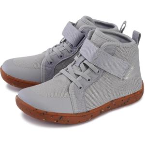 imageWHITIN KidsToddler Wide Barefoot Shoes  GirlsBoys Classic High Top Sneakers  Wide Foot Freedom  Natural GrowthW8k21  Grey Multi