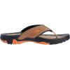 imageWHITIN Mens Flip Flops  Outdoor Thong Sandals  Arch Support  Slip ResistantMesh Brown
