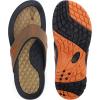 imageWHITIN Mens Flip Flops  Outdoor Thong Sandals  Arch Support  Slip ResistantMesh Brown