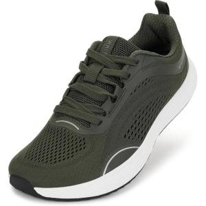 imageWHITIN Mens Zero Drop Running Shoes  Wide Toe BoxGreen