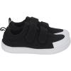 imageWHITIN ToddlerBoysGirls Barefoot Shoes  Kids Wide Width Minimalist Sneakers  Classic Canvas  Supports Natural Foot GrowthW8k8  Black White