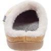 imageWHITIN Women Cozy Fuzzy Knitted Slipper Warm Slip On House Bedroom Shoes with Orthotic Arch Support Size 9 Plantar Fasciitis Ladies Clogs Yellow 40
