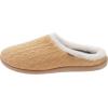 imageWHITIN Women Cozy Fuzzy Knitted Slipper Warm Slip On House Bedroom Shoes with Orthotic Arch Support Size 9 Plantar Fasciitis Ladies Clogs Yellow 40