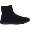 imageWHITIN Womens Wide Barefoot Ankle Boots  Minimalist Chelsea Styles  Zero Drop  Stacked Socklike CuffsW821  Black