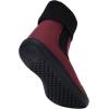 imageWHITIN Womens Wide Barefoot Ankle Boots  Minimalist Chelsea Styles  Zero Drop  Stacked Socklike CuffsW821  Burgundy