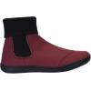 imageWHITIN Womens Wide Barefoot Ankle Boots  Minimalist Chelsea Styles  Zero Drop  Stacked Socklike CuffsW821  Burgundy