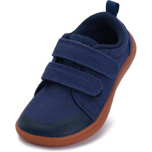 imageWHITIN ToddlerBoysGirls Barefoot Shoes  Kids Wide Width Minimalist Sneakers  Classic Canvas  Supports Natural Foot GrowthW8k8  Blue Gum