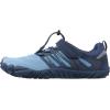 imageWHITIN Mens Trail Running Shoes Minimalist Barefoot Wide Width Toe Box Gym Workout Fitness Low Zero Drop Comfy Lite Tennis FiveFingers Blue Size 10