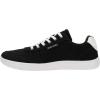 imageWHITIN Wide Toe Box Barefoot Sneakers for Women  Lightweight Canvas Minimalist ShoesBlack White