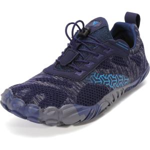 imageWHITIN Mens Minimalist Trail Running Shoes  Wide Toe Box  Optimal BarefootFeelW20 Blue
