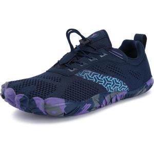 imageWHITIN Mens Minimalist Trail Running Shoes  Wide Toe Box  Optimal BarefootFeelW20 Blue Purple