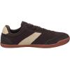 imageWHITIN Wide Barefoot Sneakers for Women  Brogue Toe Cap Style  SuedeKnit HybridBrown Gum