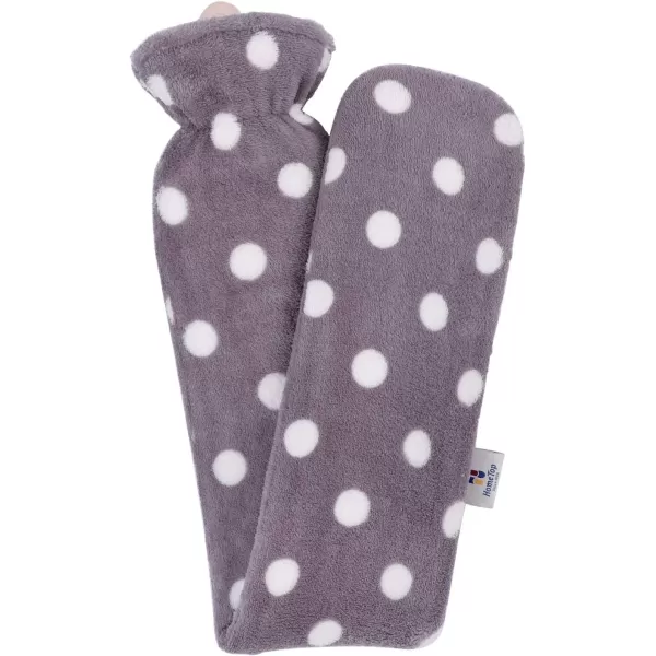 HomeTop Premium 2.25 Liters Rubber Hot Water Bottle w/Soft Bling Threads Knit Cover 