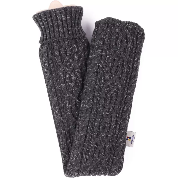HomeTop Premium 2.25 Liters Rubber Hot Water Bottle w/Soft Bling Threads Knit Cover 