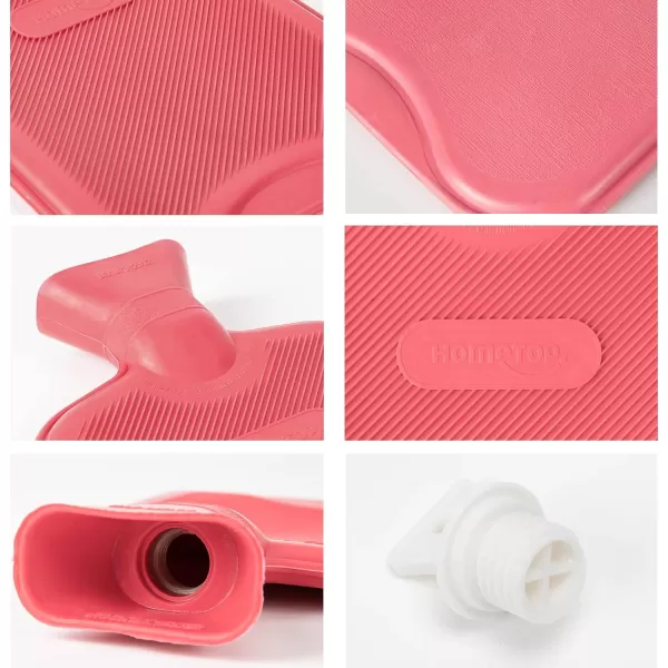HomeTop Premium Classic Rubber Hot Water Bottle 