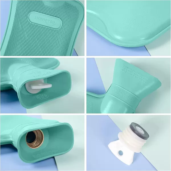 HomeTop Premium Classic Rubber Hot Water Bottle 
