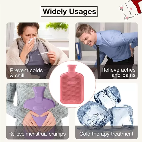 HomeTop Premium Classic Rubber Hot Water Bottle 