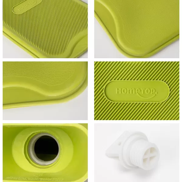 HomeTop Premium Classic Rubber Hot Water Bottle 