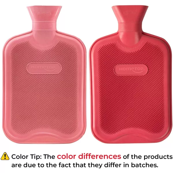 HomeTop Premium Classic Rubber Hot Water Bottle 