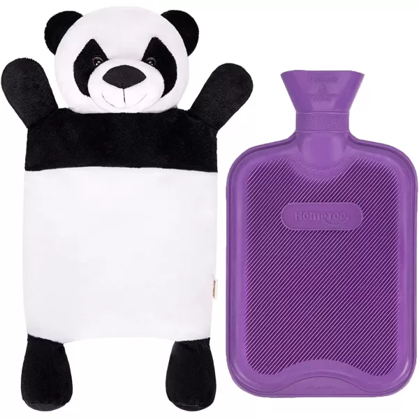 HomeTop Premium Classic Rubber Hot and Cold Water Bottle with Cute Stuffed Fox Cover 