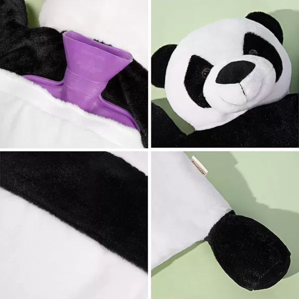 HomeTop Premium Classic Rubber Hot and Cold Water Bottle with Cute Stuffed Fox Cover 
