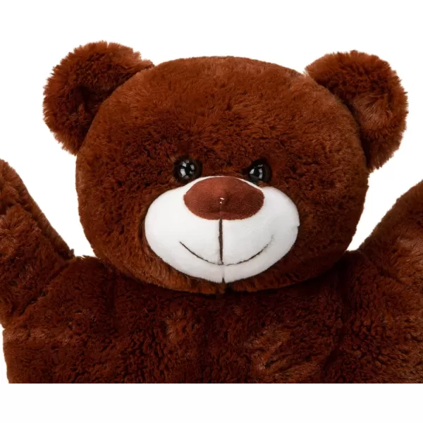 HomeTop Premium Classic Rubber Hot or Cold Water Bottle with Cute Stuffed Animal Cover 