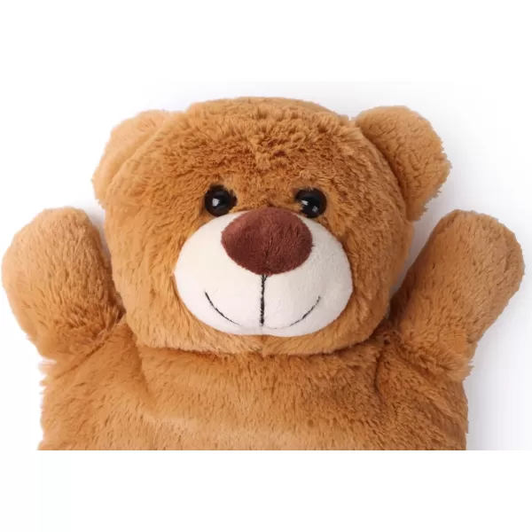 HomeTop Premium Classic Rubber Hot or Cold Water Bottle with Cute Stuffed Animal Cover 