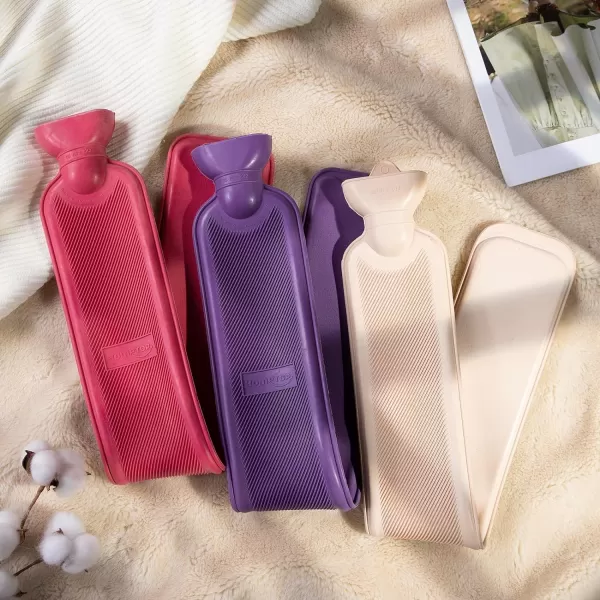 HomeTop Rubber 2.25 Liters Hot Water Bottle, Hot and Cold Therapy
