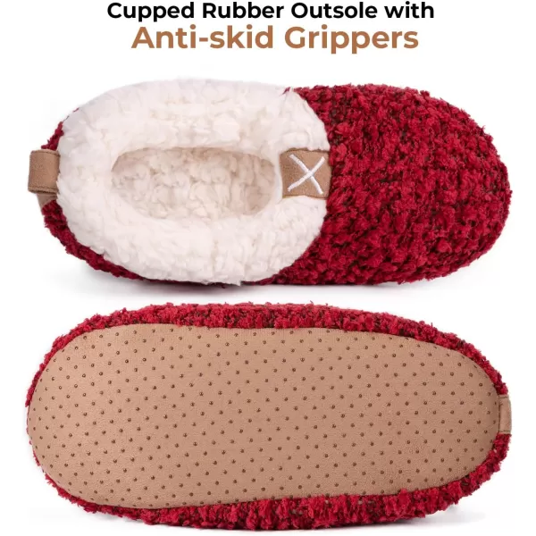 HomeTop Women's Soft Wheat hair Slipper Socks with Tweed Design