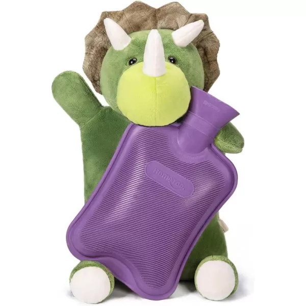 HomeTop Premium Classic Rubber Hot and Cold Water Bottle with Cute Stuffed Fox Cover 