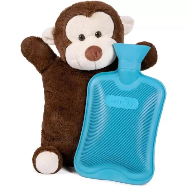 HomeTop Premium Classic Rubber Hot and Cold Water Bottle with Cute Stuffed Fox Cover 