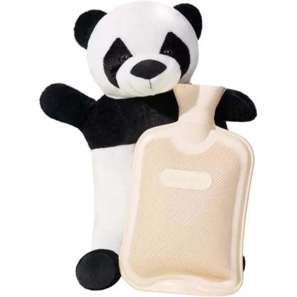 HomeTop Premium Classic Rubber Hot and Cold Water Bottle with Cute Stuffed Fox Cover 