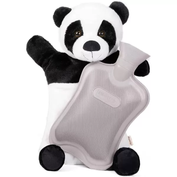 HomeTop Premium Classic Rubber Hot and Cold Water Bottle with Cute Stuffed Fox Cover 