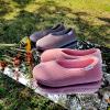 imageHomeTop Womens Cozy Corduroy Memory Foam Loafer Slippers Closed Back House Shoes Indoor Outdoor with Coral Velvet LiningSpace Black