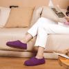 imageHomeTop Womens Fuzzy Curly Fur Memory Foam Loafer Slippers with Polar Fleece LiningPurple